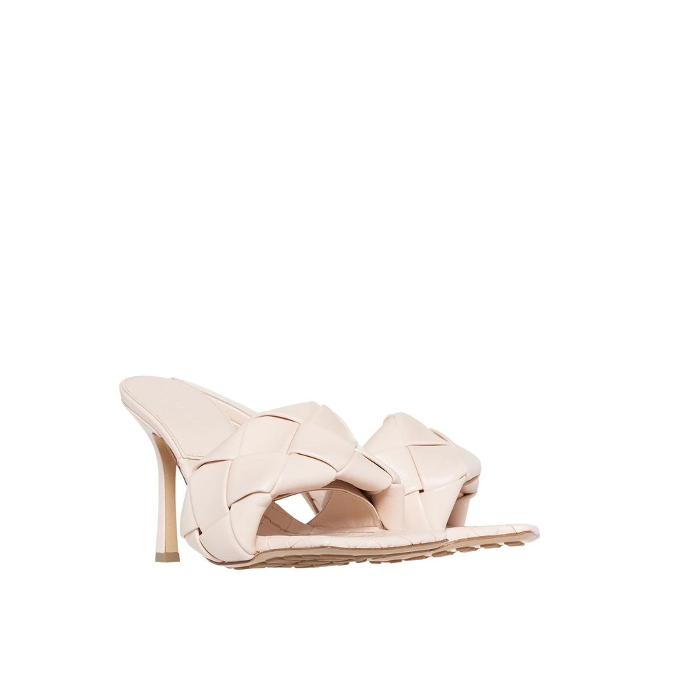 Bottega Veneta Leather Heeled Mule Sandals