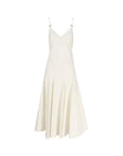 Bottega Veneta White V-Neckline Dress