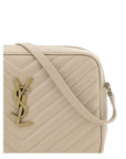 Saint Laurent Lou Quilted Camera Shoulder Bag - Light Beige