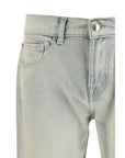 7FOR Bleach Wash Bootcut Jeans