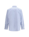 Gucci Light Blue Cotton Pattern Shirt