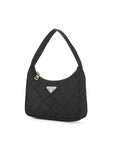 Prada Quilted Shoulder Bag - Black