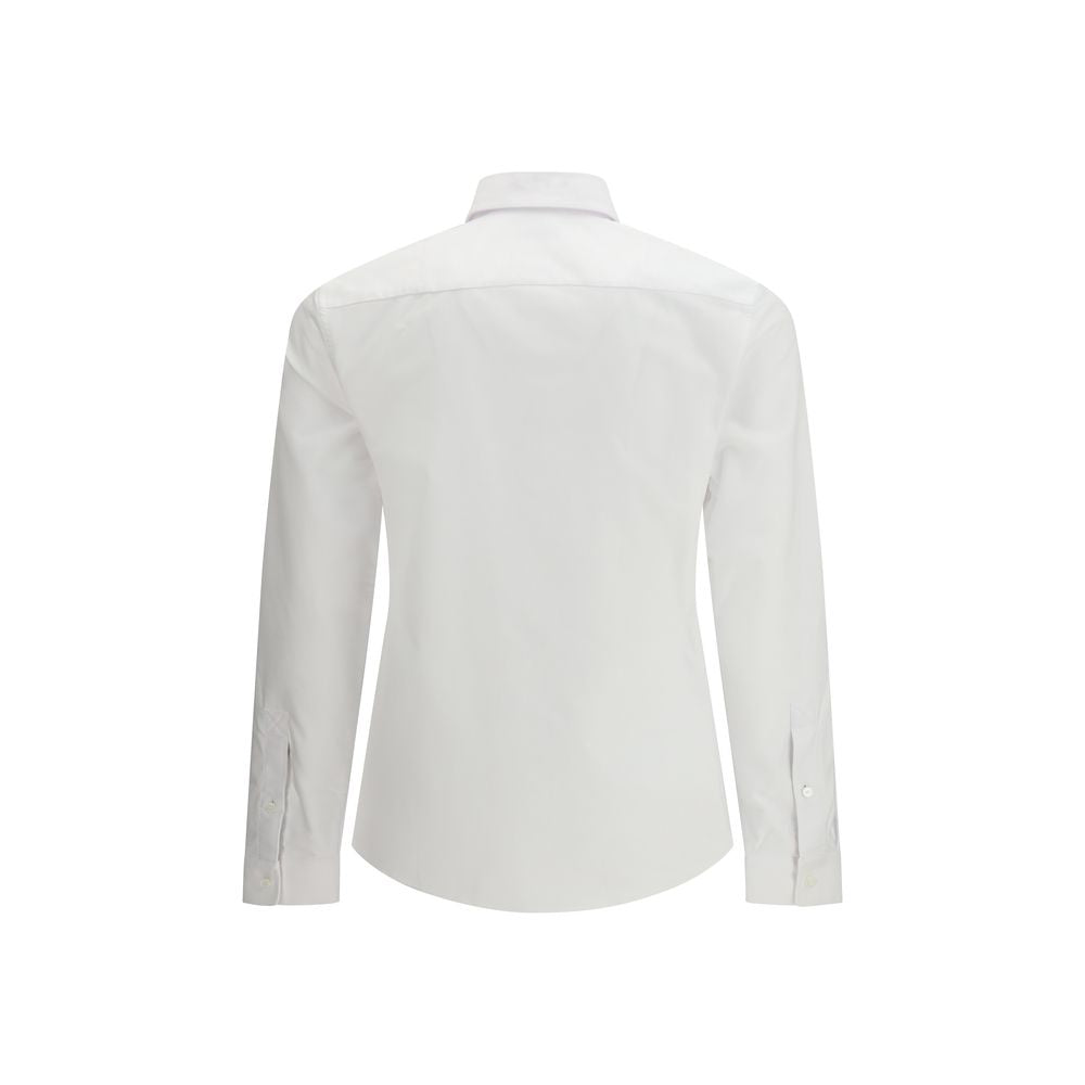 Burberry White Casual Collar Shirt