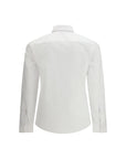 Burberry White Casual Collar Shirt