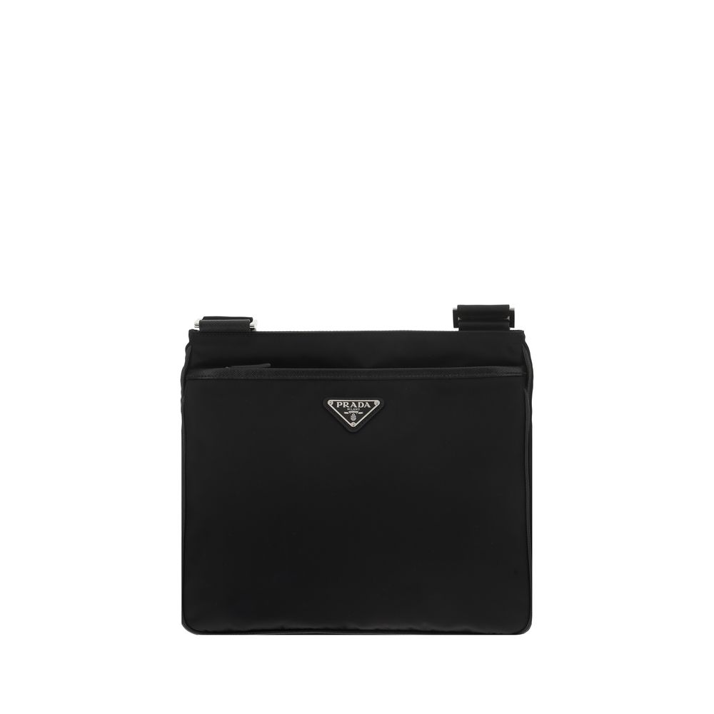 Prada Re-Nylon Utility Crossbody Bag - Black