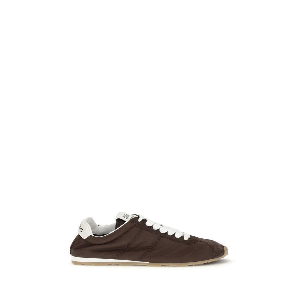 Miu Miu Plume Brown Sneakers
