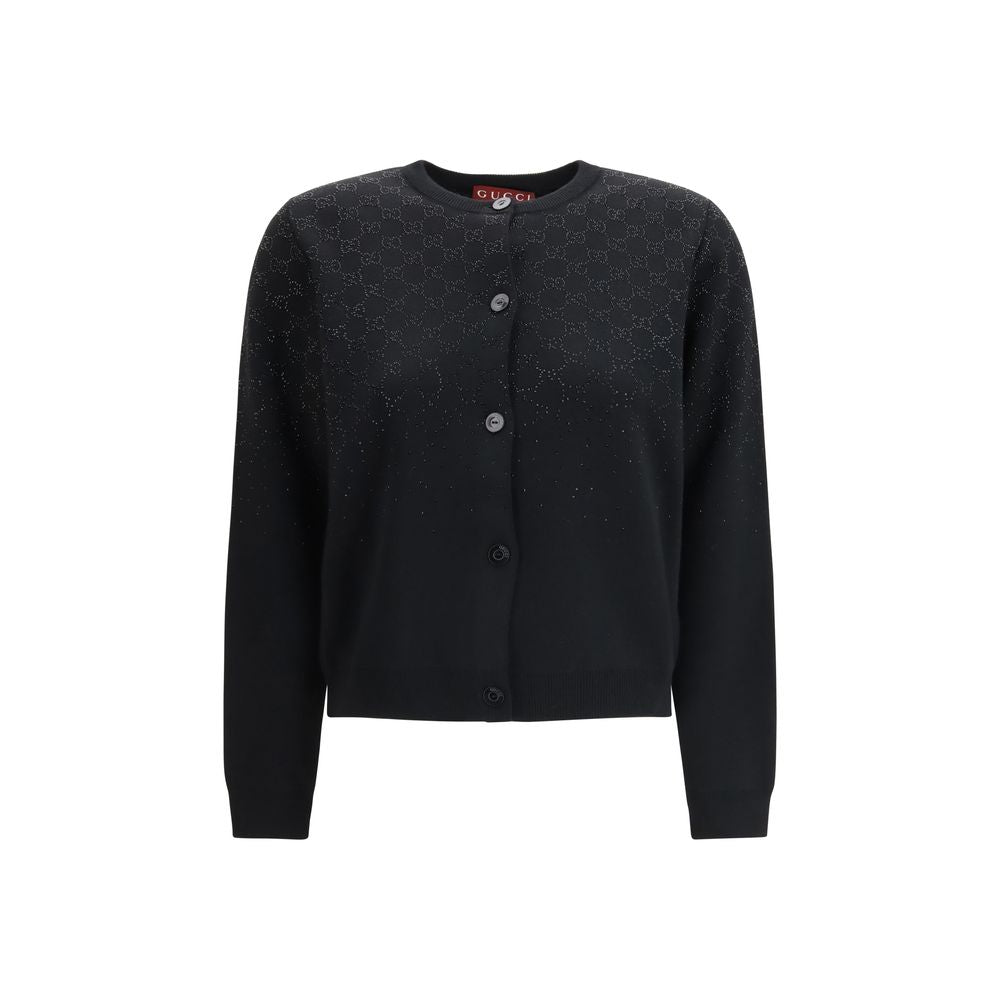 Gucci GG Black Wool Cardigan