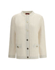 Gucci Porcelain Structured Wool Cardigan