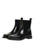 Dolce & Gabbana Leather Ankle Boots - Black