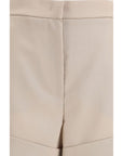Max Mara Wool-Mohair-Silk High Rise Shorts