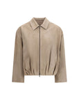Salvatore Santoro Suede Leather Jacket - Beige