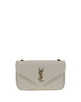 Saint Laurent Lou Lou Shoulder Bag - White
