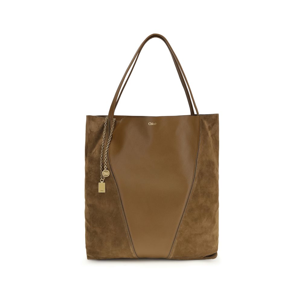 Chloé Spin Leather Tote & Shoulder Bag
