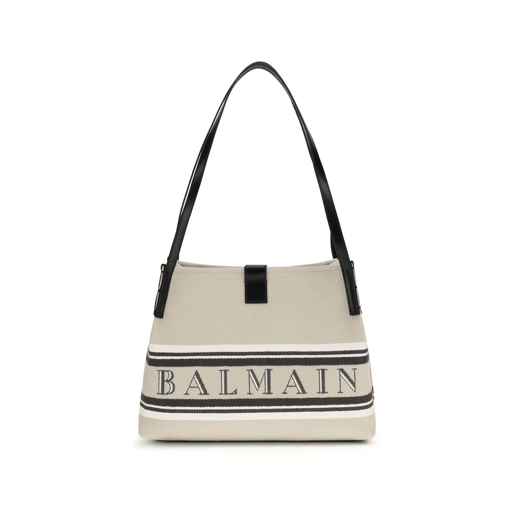 Balmain Canvas Shoulder Bag