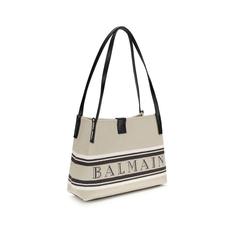 Balmain Canvas Shoulder Bag