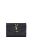 Saint Laurent Cassandre Matelassé Small Envelope Wallet
