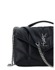 Saint Laurent Quilted Black Leather Shoulder Bag