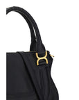 Chloé Marcie Black Leather Shoulder Bag