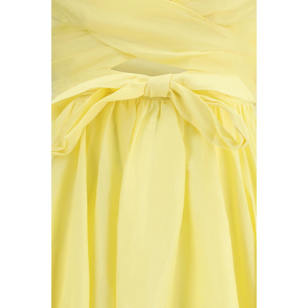 Zimmermann Limoncello Lace Cut-Out Long Maxi Dress