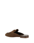 Prada Brown Suede Leather Mules