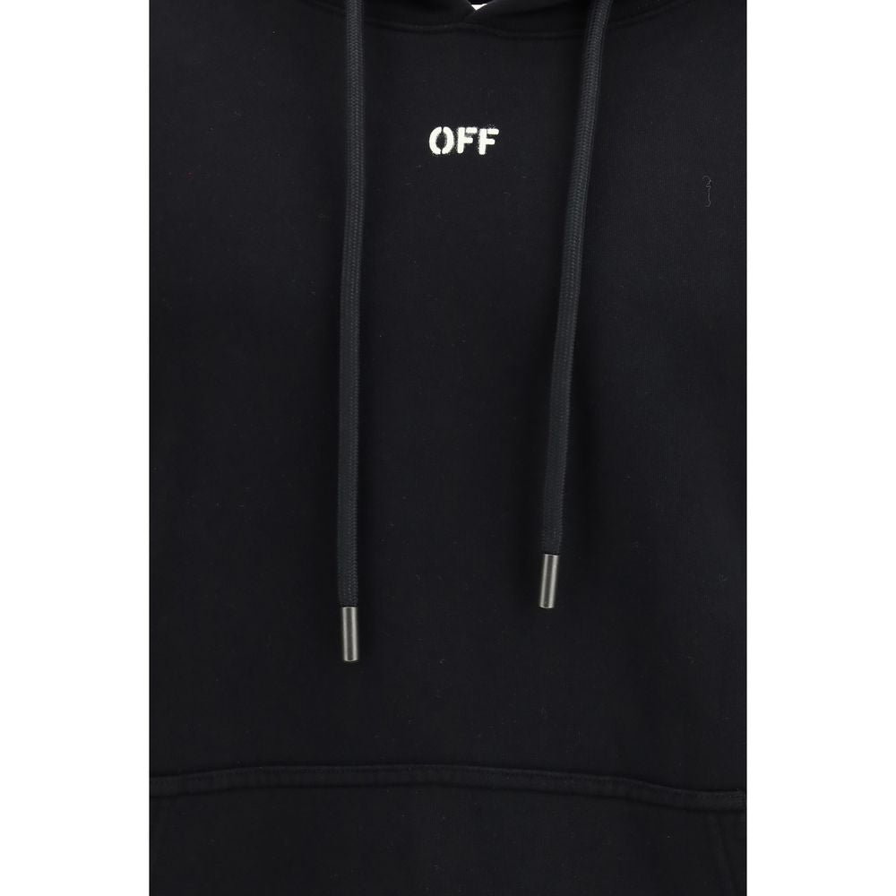 Off-White Small Logo Hoodie - Black