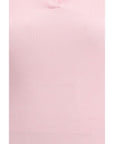 Max Mara Albero Fleece Wool Polo Shirt - Light Pink