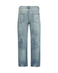 7FOR Dirty Wash Relaxed Straight-Leg Fit Jeans