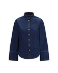 7FOR Indigo Blue Denim Shirt