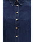7FOR Indigo Blue Denim Shirt