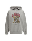 Ganni Tiger Hoodie - Marle Gray/Grey