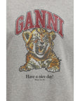 Ganni Tiger Hoodie - Marle Gray/Grey
