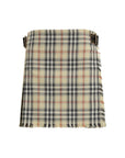 Burberry Checkered Wool Mini Skirt