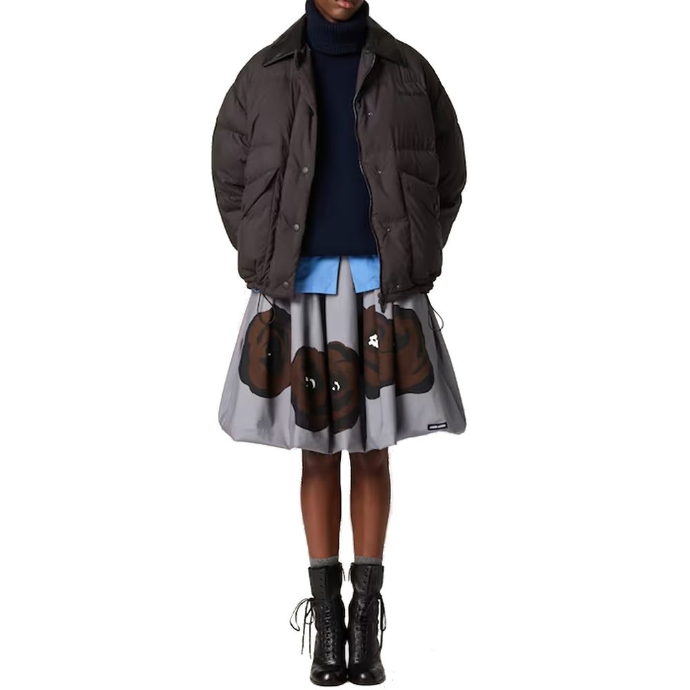 Miu Miu Oversize Cashmere Turtleneck Sweater - Blue