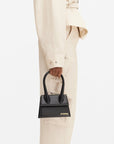 Jacquemus Le Chiquito Moyen Black Leather Handbag