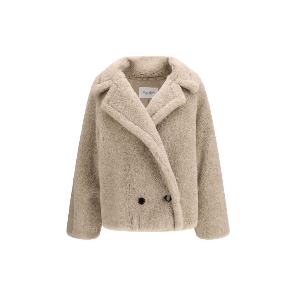 Max Mara Cambusa Alpaca-Cashmere Coat - Beige