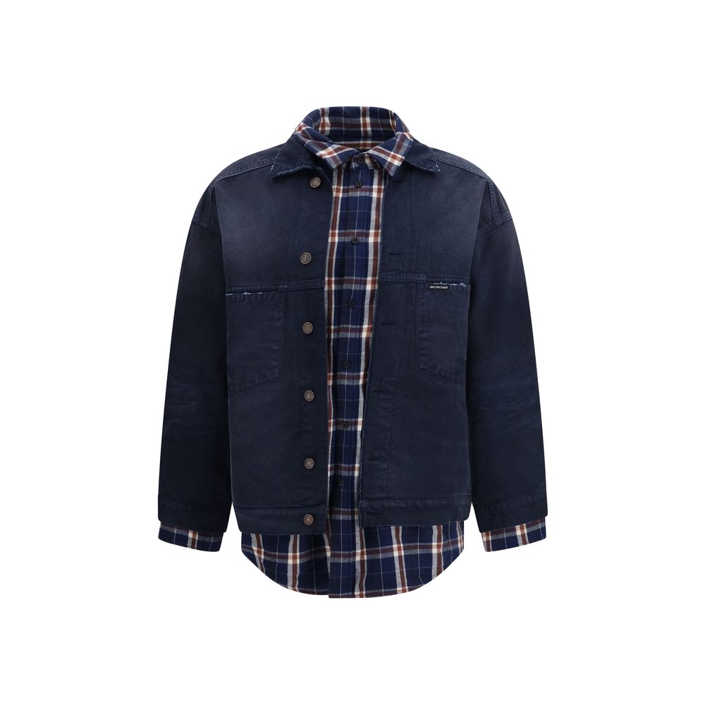 Balenciaga Layered Denim Jacket
