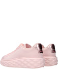 Jimmy Choo Diamond Platform Pink Low Top Sneakers
