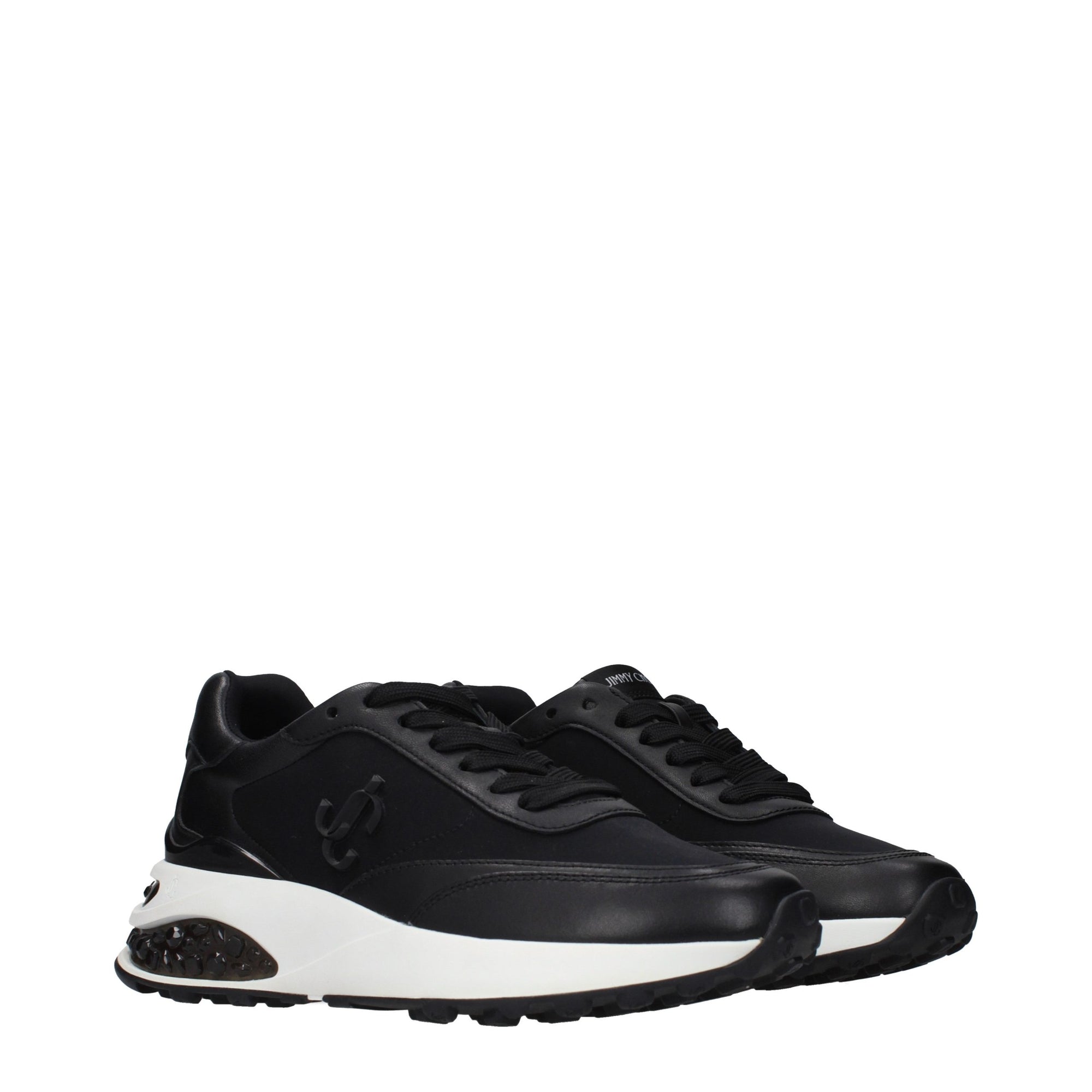 Jimmy Choo Black & White Athletic Sneakers