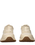 Jimmy Choo Memphis Beige Low Top Sneakers