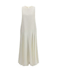 P.A.R.O.S.H. Sleeveless Midi Dress - White