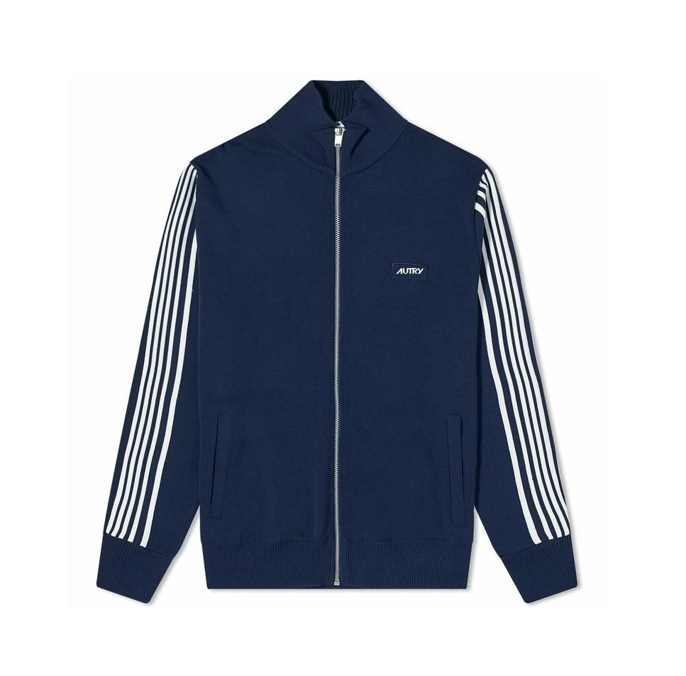 Autry Athletic Jacket - Mid Blue - Made In Italy