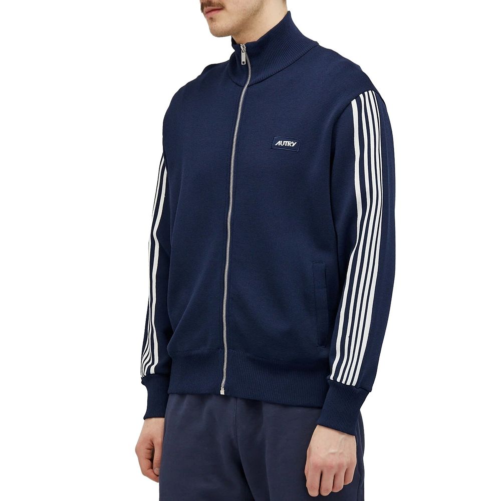 Autry Athletic Jacket - Mid Blue - Made In Italy