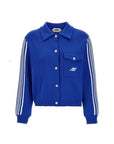 Autry Button Up Athletic Jacket - Blue