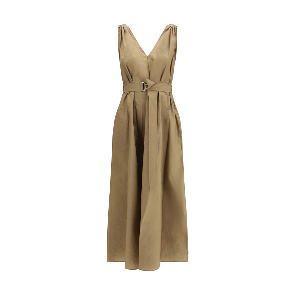 Brunello Cucinelli Midi Dress With Belt