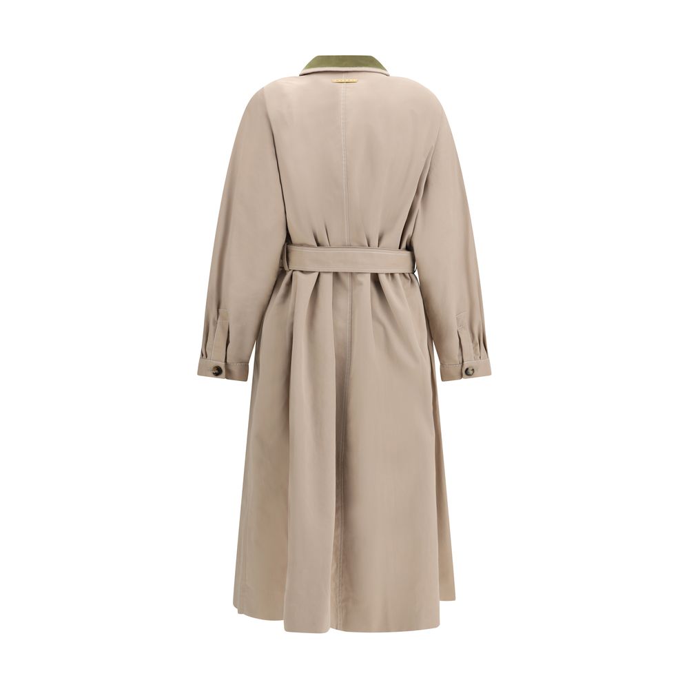 Marni Garbadine Trench Coat - Beige