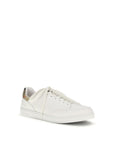 Burberry Leather Low Top Sneakers - White