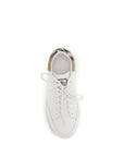 Burberry Leather Low Top Sneakers - White