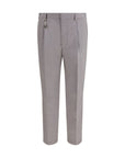 Prada Light Gray/Grey Tailored Suit Pants
