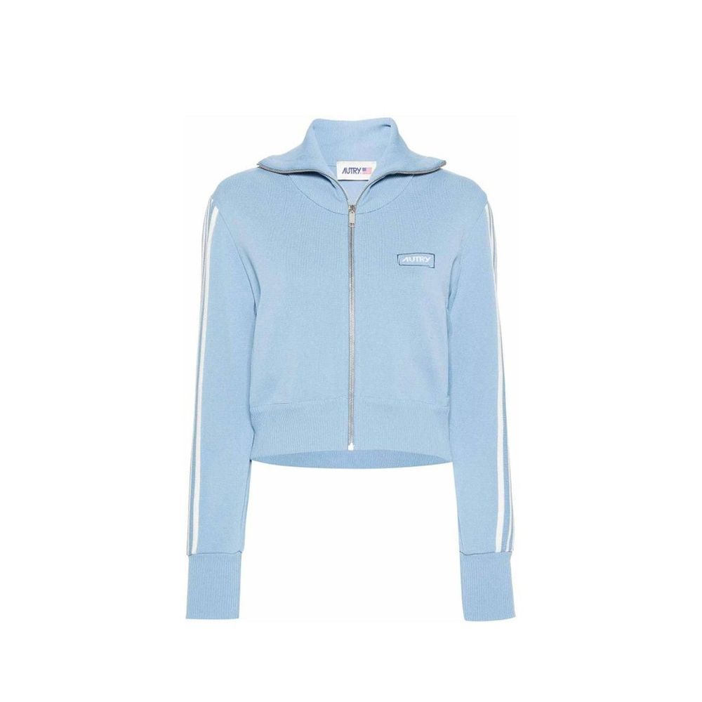 Autry Athletic Short Jacket - Cerulean Blue - Made In Italy