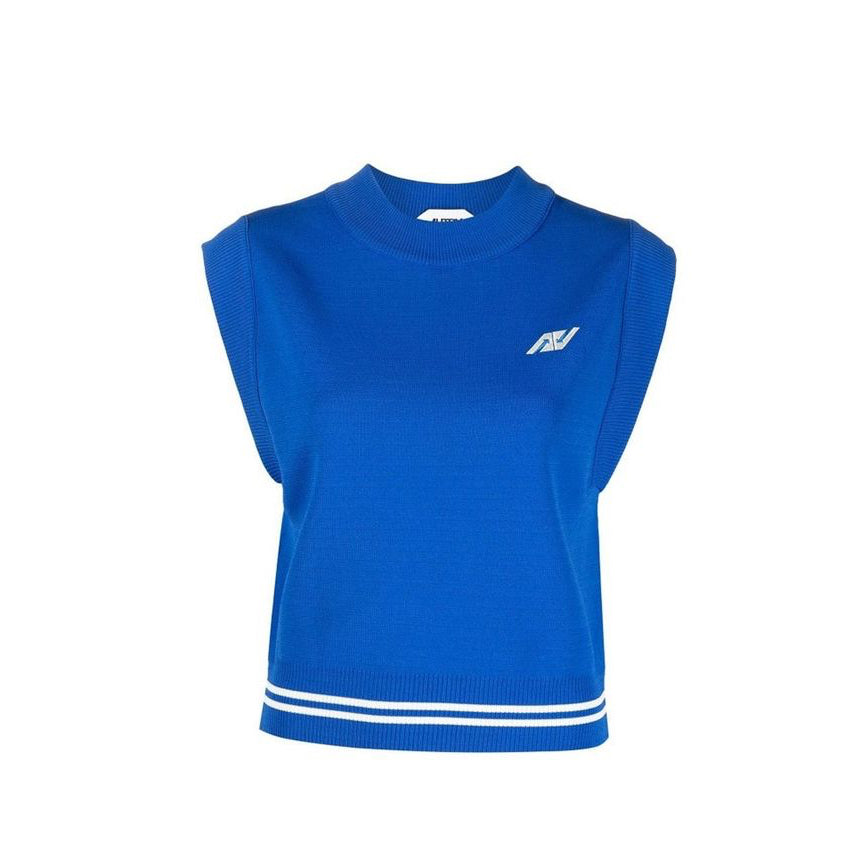 Autry Sleeveless Knit Top - Blue